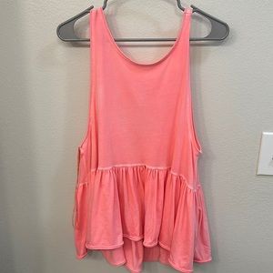 Open Back Tank Top